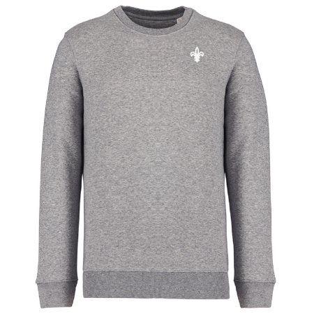 Fleur-De-Lis Grey Sweatshirt 